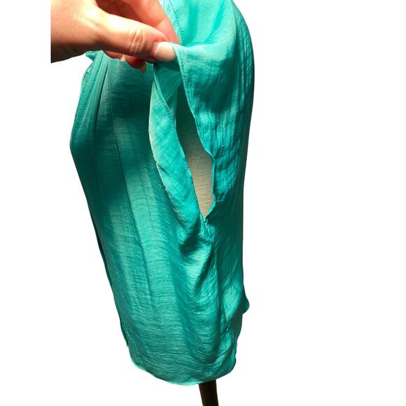 Rachel Roy Green Blouse Women's Size M - Picture 2 of 4